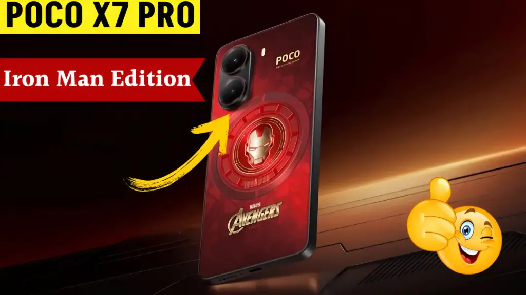 poco x7 pro iron man edition